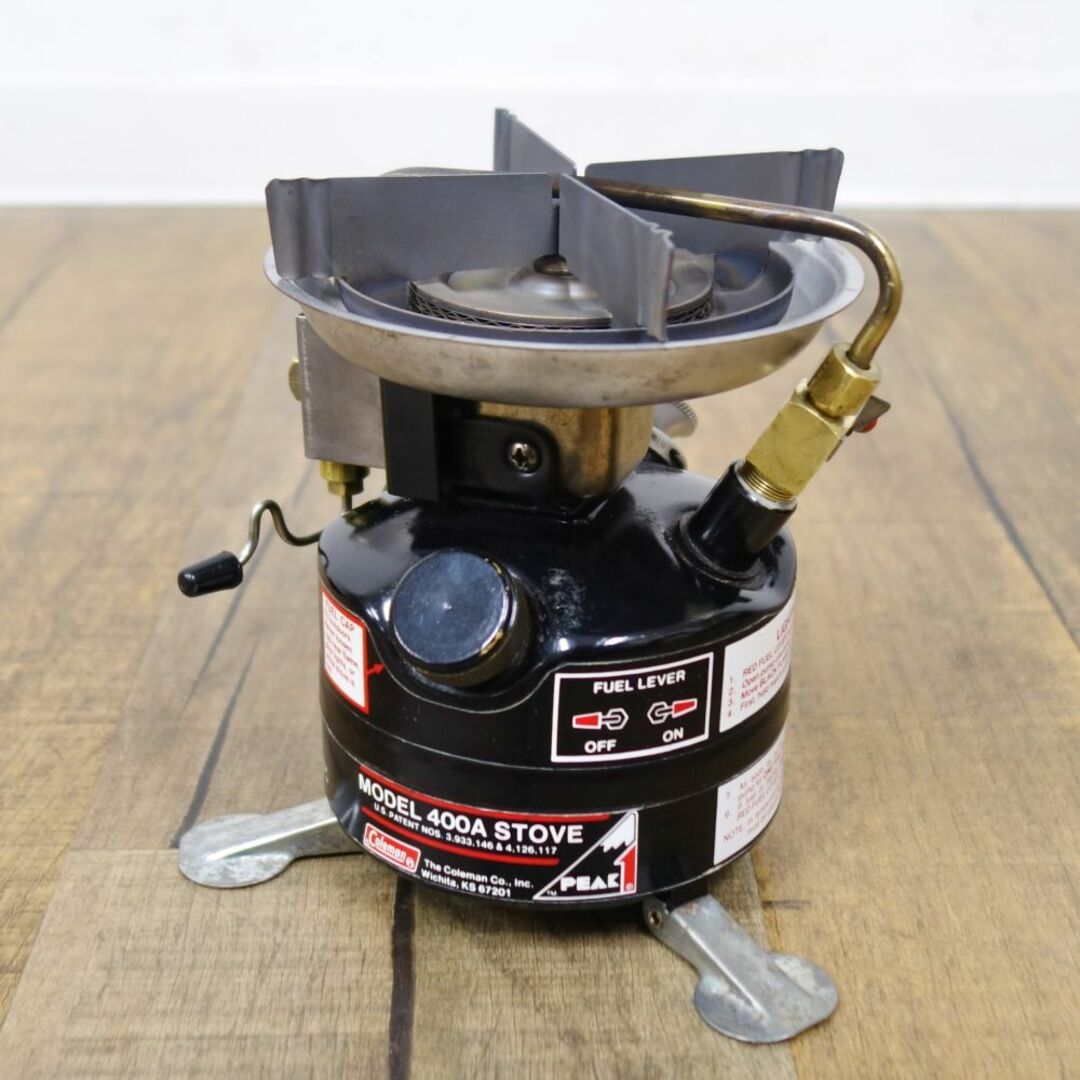 コールマン Coleman PEAK1 400A STOVE 86年 ビンテージ ホワイト コールマン Coleman PEAK1 400A STOVE 86年 ビンテージ ホワイト