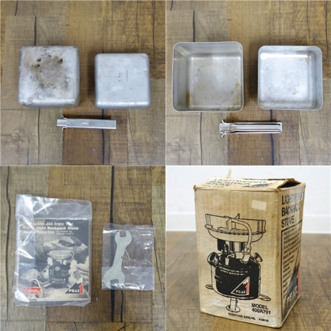 コールマン Coleman PEAK1 400A STOVE 86年 ビンテージ ホワイト コールマン Coleman PEAK1 400A STOVE 86年 ビンテージ ホワイト