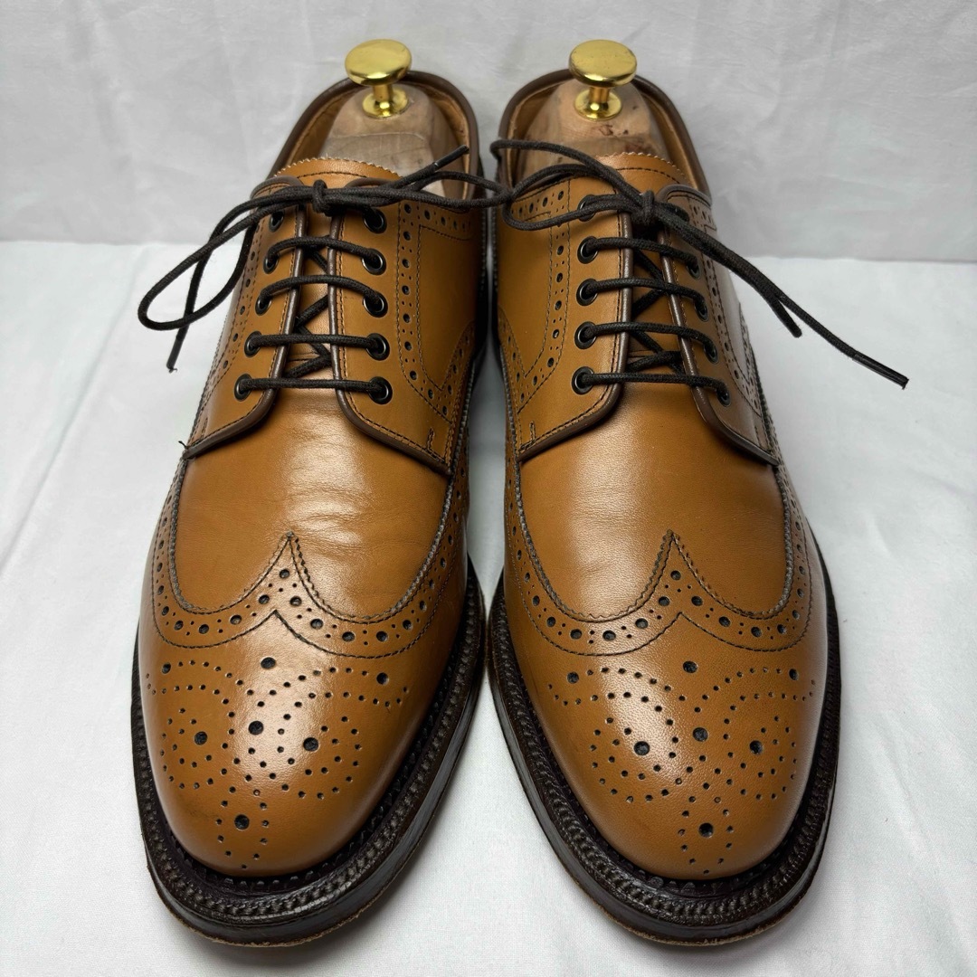 希少】REGAL 10EL 外羽根 ウイングチップ フルブローグ 栃木レザー 希少】REGAL 10EL 外羽根 ウイングチップ フルブローグ 栃木レザー