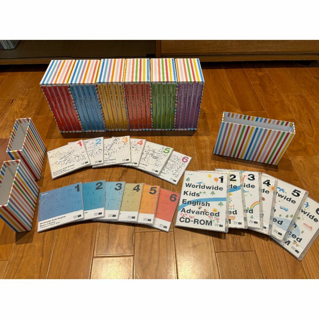Benesse - ワールドワイドキッズ　ステージ1～6　CD＆DVDセット