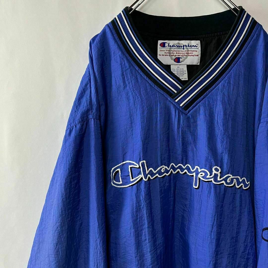 Champion - チャンピオン ナイロンプルオーバージャケット Champion - チャンピオン ナイロンプルオーバージャケット