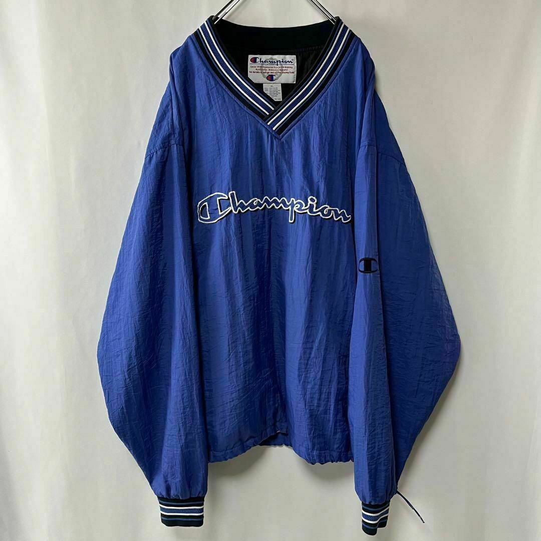 Champion - チャンピオン ナイロンプルオーバージャケット Champion - チャンピオン ナイロンプルオーバージャケット