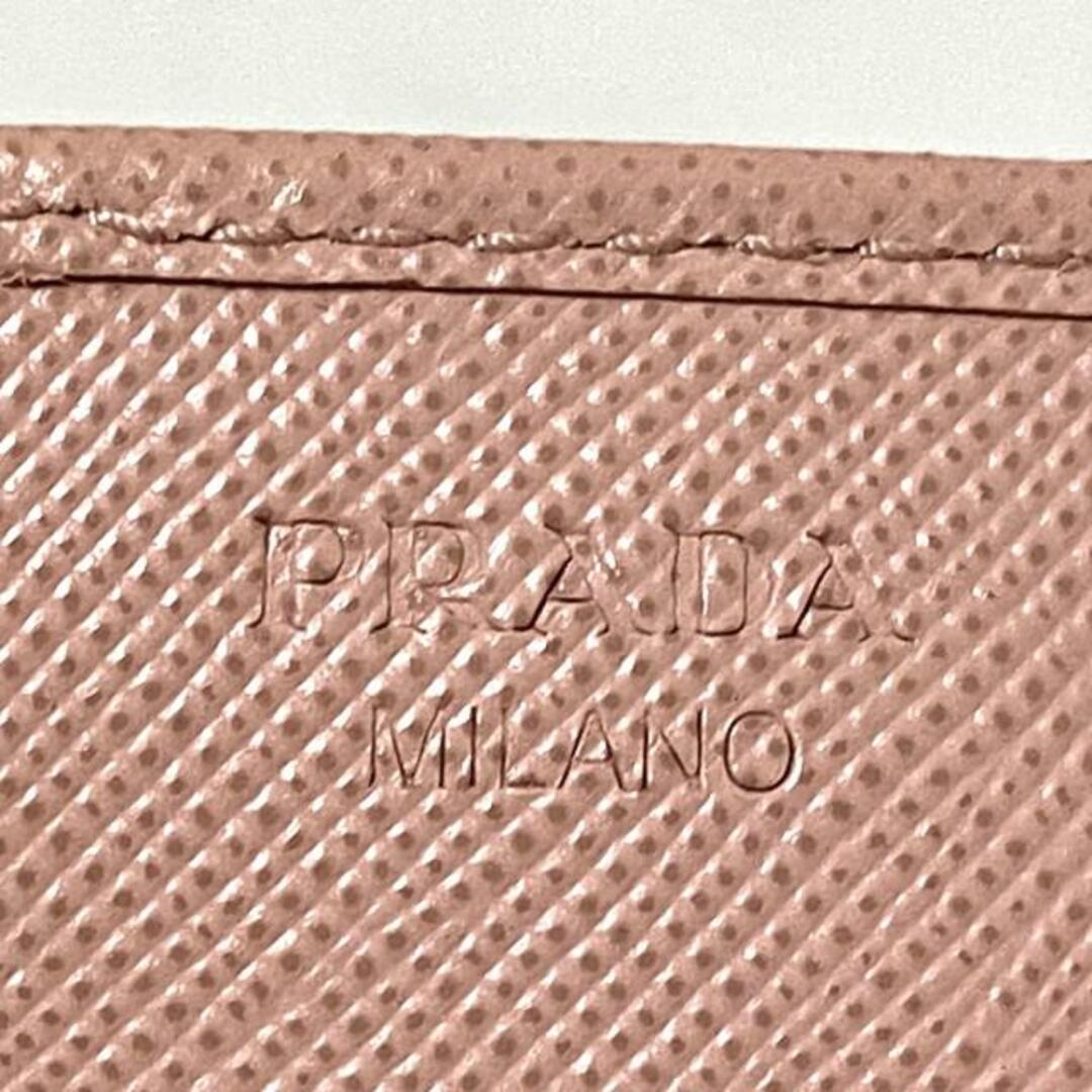 PRADA(プラダ) 名刺入れ - ピンク レザー PRADA(プラダ) 名刺入れ - ピンク レザー