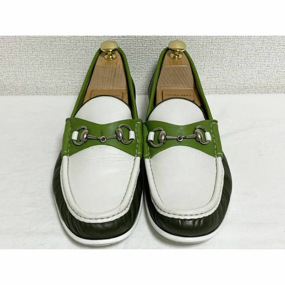 GUCCI - 超美品 グッチ 337060 ホースビット レザー ローファー GUCCI - 超美品 グッチ 337060 ホースビット レザー ローファー