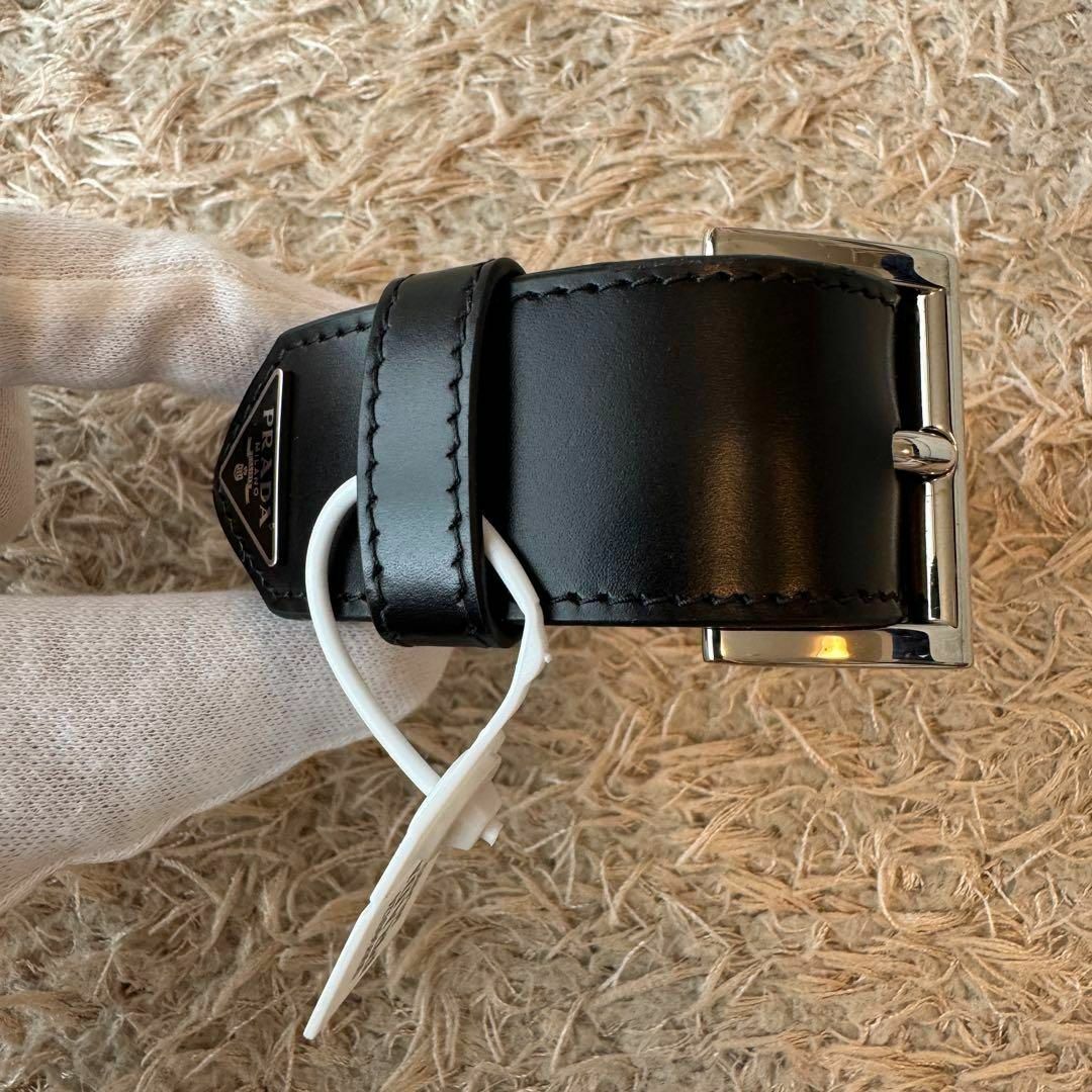 PRADA - 【未使用】PRADA アームカフブレスレット レザー PRADA - 【未使用】PRADA アームカフブレスレット レザー