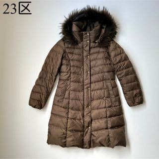 ジユウク 自由区/jiyuku ダウンコート サイズ40 M - ダーク ジユウク 自由区/jiyuku ダウンコート サイズ40 M - ダーク