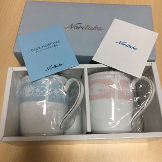 ノリタケ(Noritake)の＊小巻様専用＊Noritake レースウッドゴールドマグカップペア(グラス/カップ)