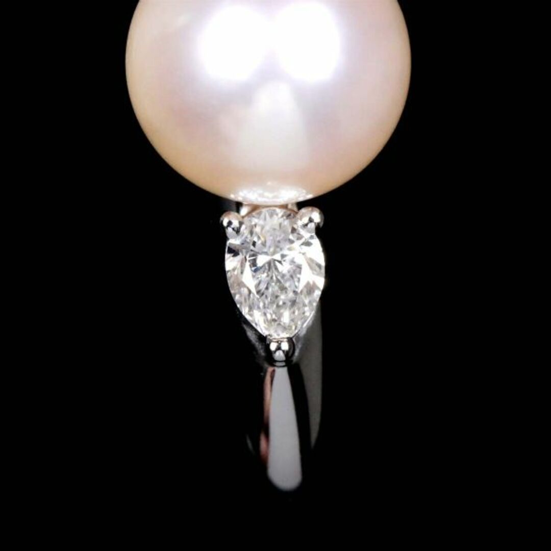 タサキ TASAKI 10.5号 リング アコヤ真珠 8.1mm ダイヤ 0.26ct タサキ TASAKI 10.5号 リング アコヤ真珠 8.1mm ダイヤ 0.26ct