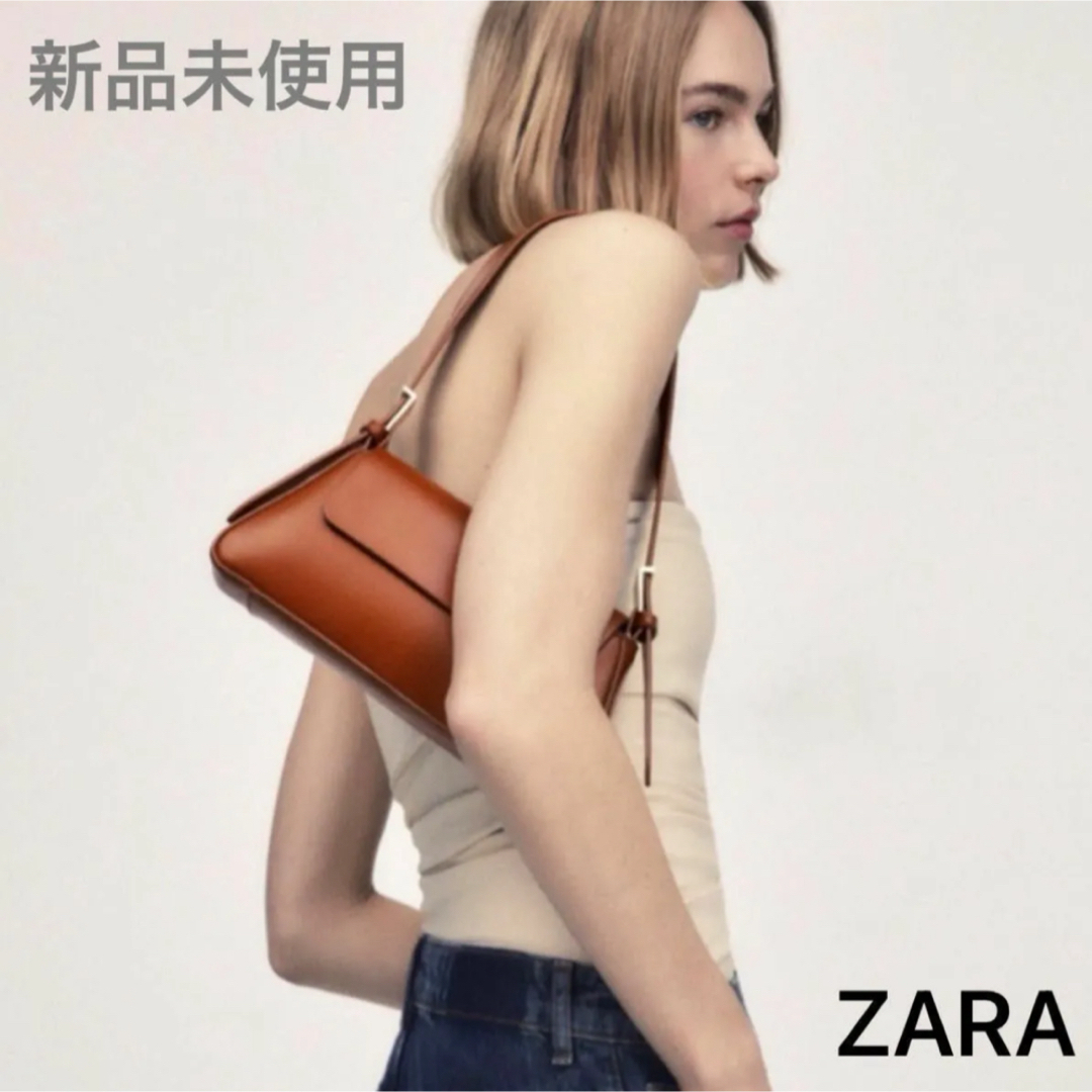 ZARA - 希少✨ZARA フラップ ミニマル ショルダーバッグ 新品未 ZARA - 希少✨ZARA フラップ ミニマル ショルダーバッグ 新品未