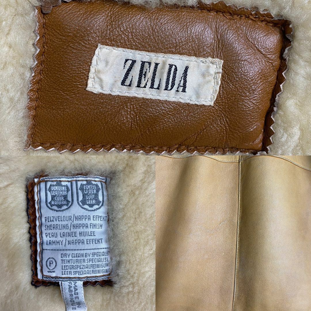 VINTAGE - ヴィンテージ ムートンコート ZELDA カーコート