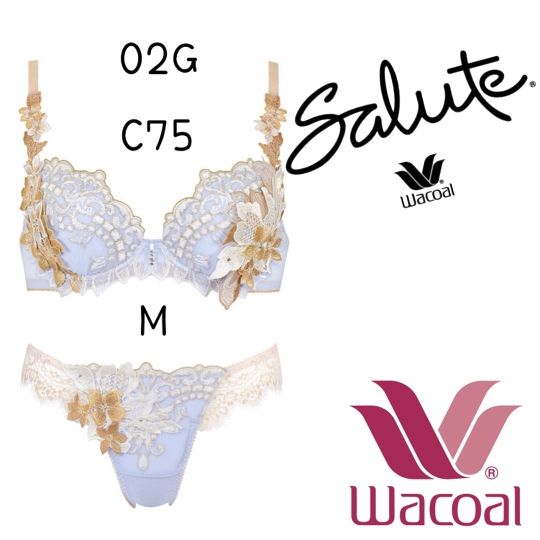 Wacoal - ❤️Wacoal❤️サルート02G P-UPブラC75 Tバック Wacoal - ❤️Wacoal❤️サルート02G P-UPブラC75 Tバック