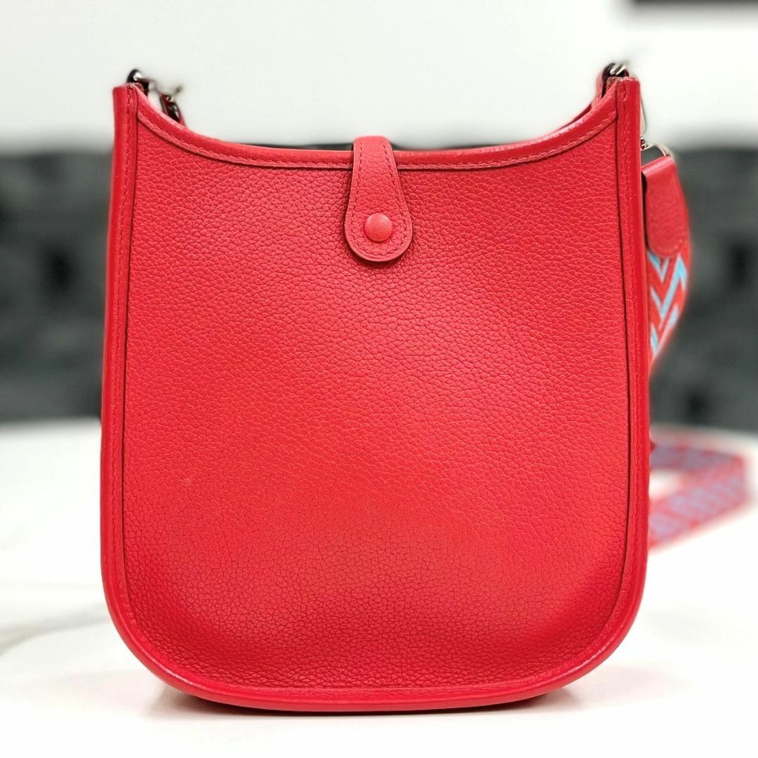 HERMES - 美品☆ エルメス エブリンTPM アマゾン ルージュクー D HERMES - 美品☆ エルメス エブリンTPM アマゾン ルージュクー D