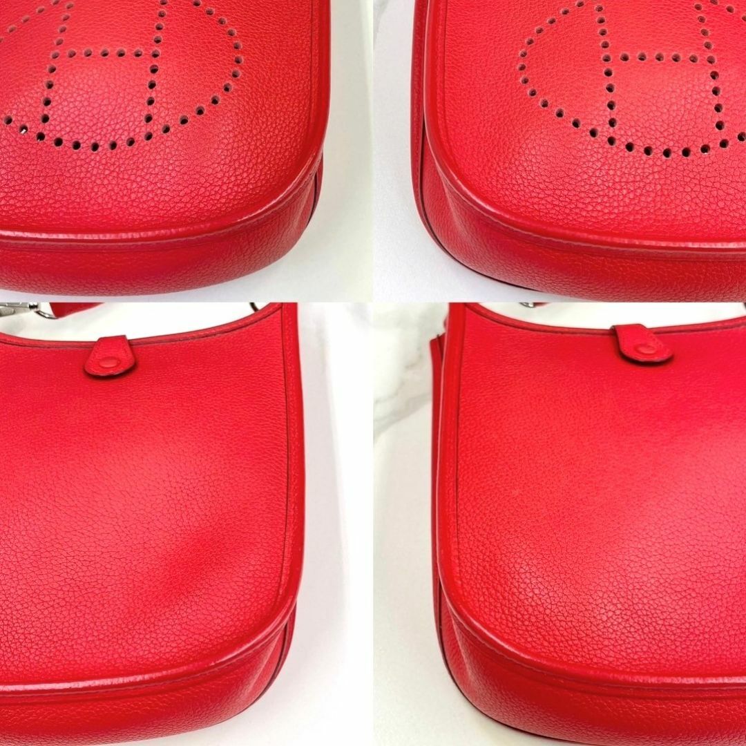 HERMES - 美品☆ エルメス エブリンTPM アマゾン ルージュクー D HERMES - 美品☆ エルメス エブリンTPM アマゾン ルージュクー D