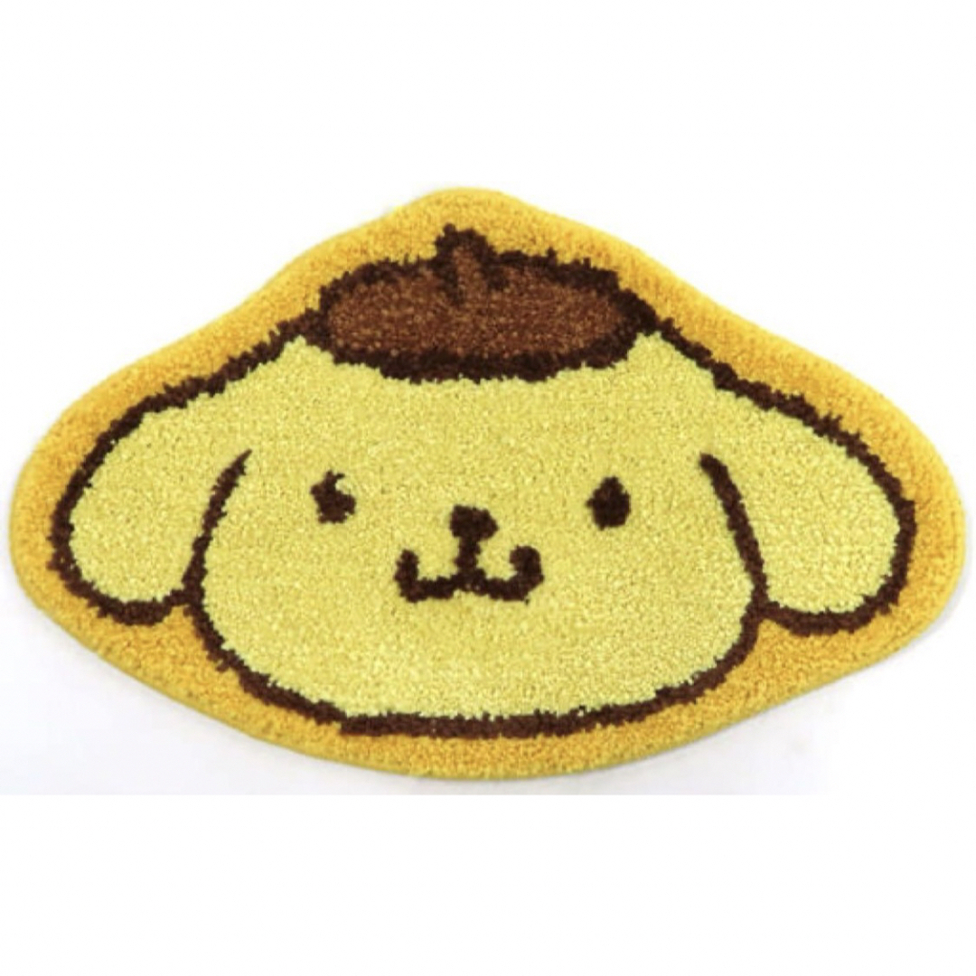 ポムポムプリン - サンリオ プリン くじ マット 玄関 ラグ 室内 ポムポムプリン - サンリオ プリン くじ マット 玄関 ラグ 室内