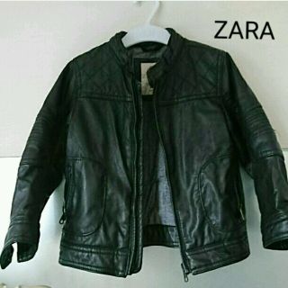 ザラキッズ(ZARA KIDS)のZARAザラ 革ジャン ライダース レザージャケット 104㎝(100㎝)(ジャケット/上着)