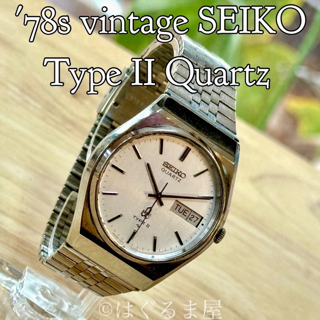 SEIKO - 1978年10月製造 セイコー タイプ2 Qz メンズウォッチ 点検整備済