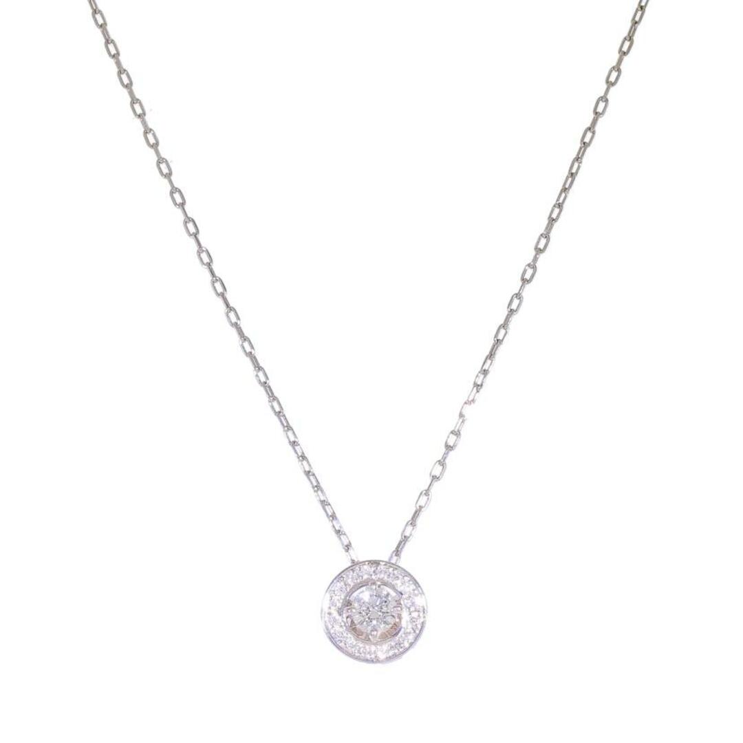 PT900/850ダイヤネックレス0.18/0.06ct/Aランク/71【中古】 PT900/850ダイヤネックレス0.18/0.06ct/Aランク/71【中古】