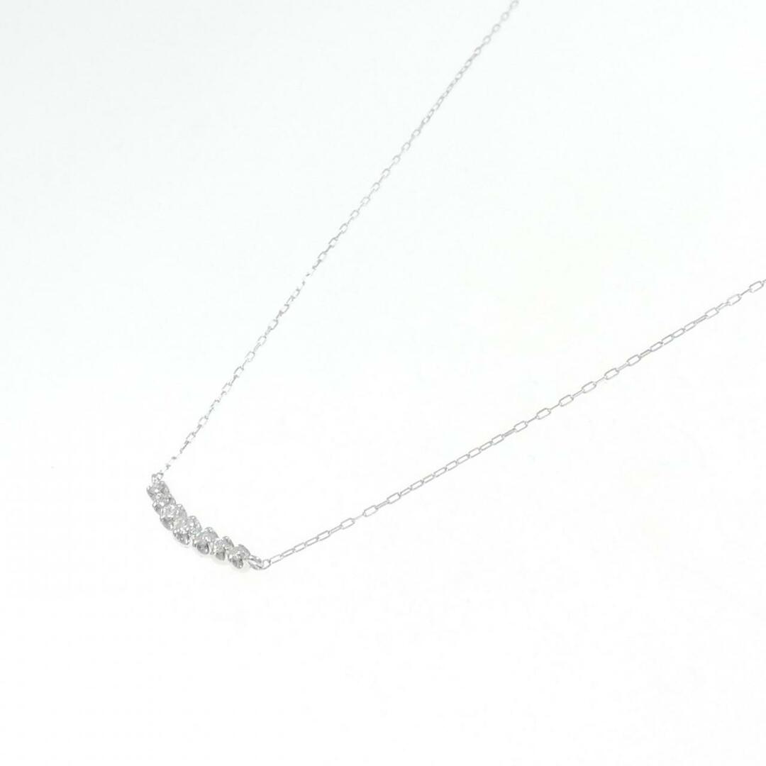 K18WG ダイヤモンド ネックレス 0.06CT K18WG ダイヤモンド ネックレス 0.06CT