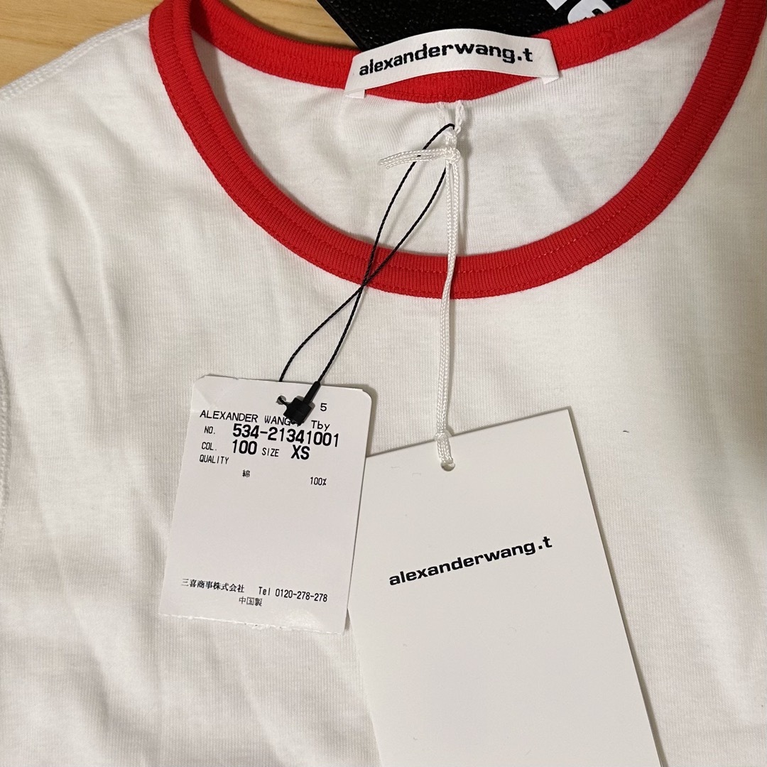 新品未使用 alexanderwang アレキサンダーワン Tシャツ クロップド 新品未使用 alexanderwang アレキサンダーワン Tシャツ クロップド