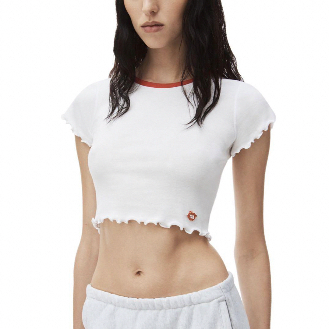 新品未使用 alexanderwang アレキサンダーワン Tシャツ クロップド 新品未使用 alexanderwang アレキサンダーワン Tシャツ クロップド