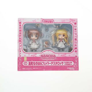 グッドスマイルカンパニー(GOOD SMILE COMPANY)のねんどろいど 254 高町なのは&フェイト・テスタロッサ 私立聖祥大付属小学校制服Ver. 魔法少女リリカルなのは The MOVIE 2ndA's 完成品 可動フィギュア ワンフェス2012夏&GOODSMILE ONLINE SHOP限定 グッドスマイルカ(アニメ/ゲーム)