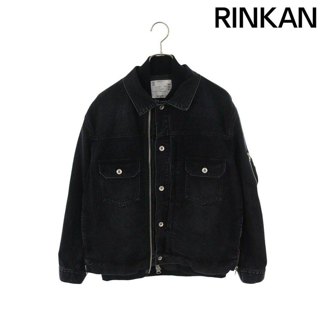 sacai - サカイ SCM-205 Denim x Nylon Twill Jacket MA-1 sacai - サカイ SCM-205 Denim x Nylon Twill Jacket MA-1