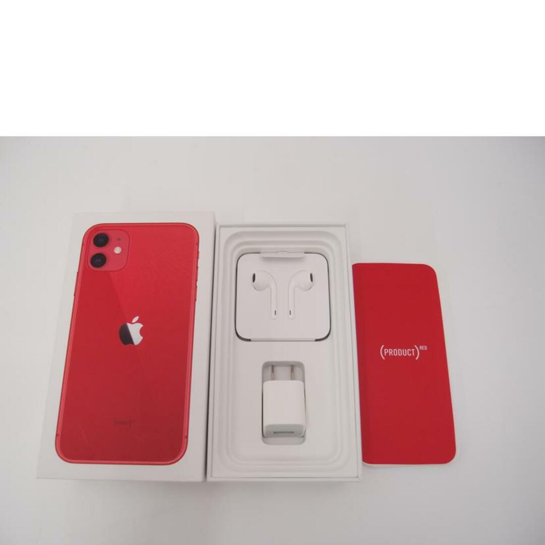 Apple アップル/iPhone 11 64GB (PRODUCT)RED/SIMロック解除済み Apple アップル/iPhone 11 64GB (PRODUCT)RED/SIMロック解除済み