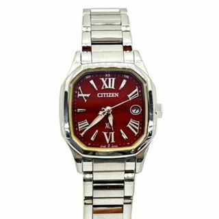 CITIZEN シチズン/クロスシーエコドライブ/レッド/電波ソーラー/H058-T017550/121******/ABランク/75【中古】(腕時計)