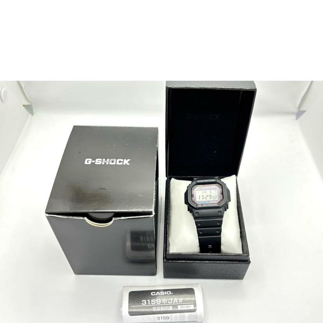 G-SHOCK中古タフソーラー黒色スクエアデジタル腕時計GW-M5610 CASIO カシオ/G−SHOCK/デジタルスクエアフェイス/タフソーラー