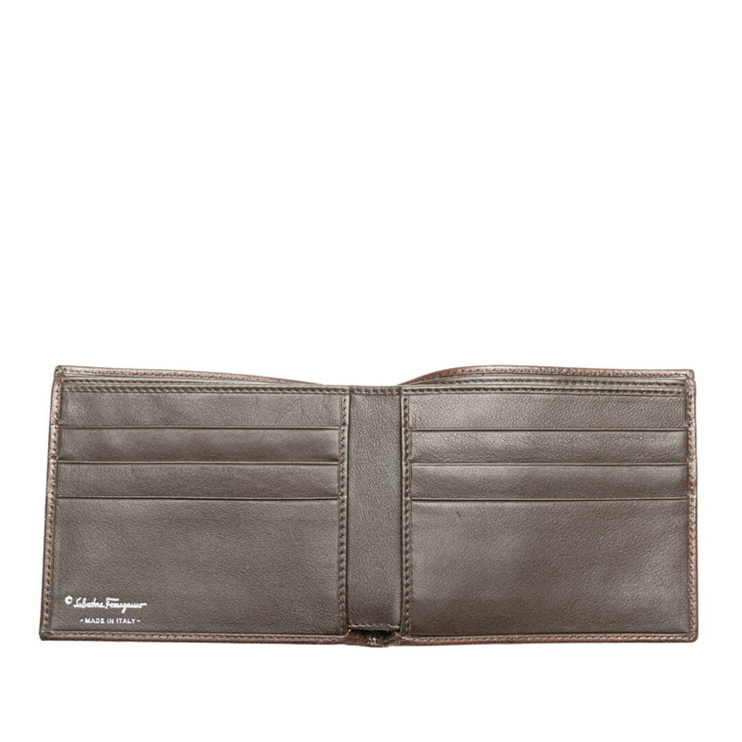 サルヴァトーレ・フェラガモ レザー二つ折り財布 IR-661050 Salvatore Ferragamo - 美品 サルヴァトーレフェラガモ 二つ折り