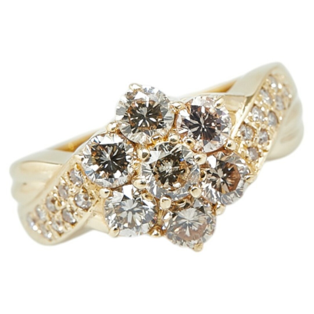 美品 K18YG イエローゴールド リング 指輪 ダイヤ 1.50ct 【1-0170487】