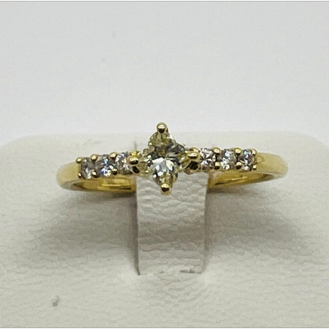 ダイヤモンド/0.31ct ハート デザイン ブレスレット 堅い K14WG ダイヤモンド/0.31ct ハート デザイン ブレスレット 堅い K14WG