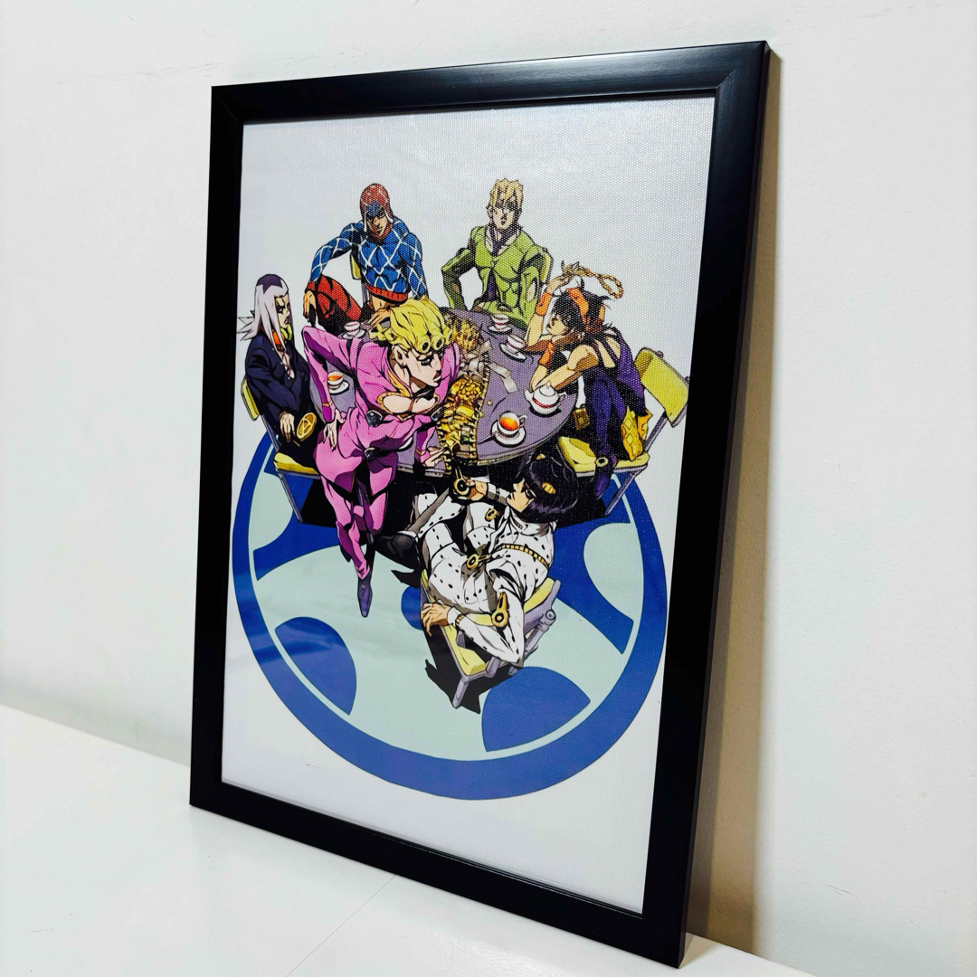 額付きポスター】JOJO ジョジョの奇妙な冒険 第5部④(新品)の 額付きポスター】JOJO ジョジョの奇妙な冒険 第5部④(新品)の