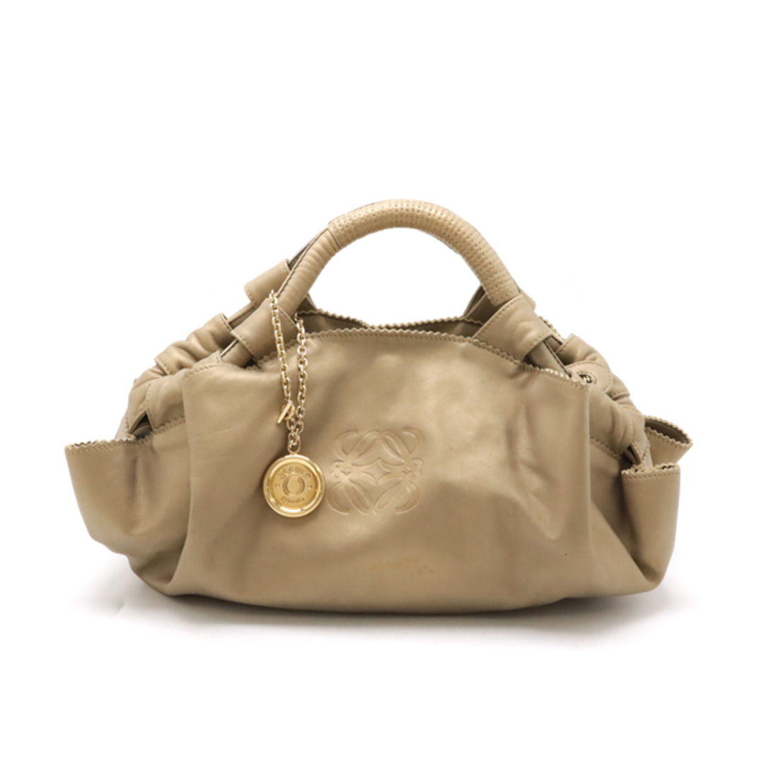 LOEWE ロエベ アナグラム ナッパアイレ ハンドバッグ レザー LOEWE ロエベ アナグラム ナッパアイレ ハンドバッグ レザー