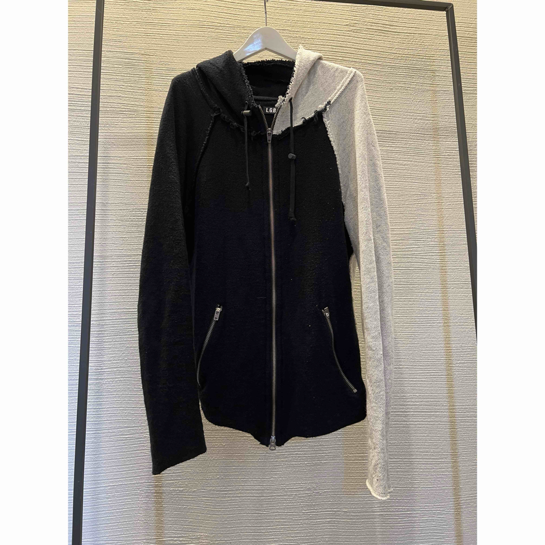 00s archive L.G.B. YADNI hoodie bicolor トップス 00s archive L.G.B. YADNI hoodie bicolor トップス