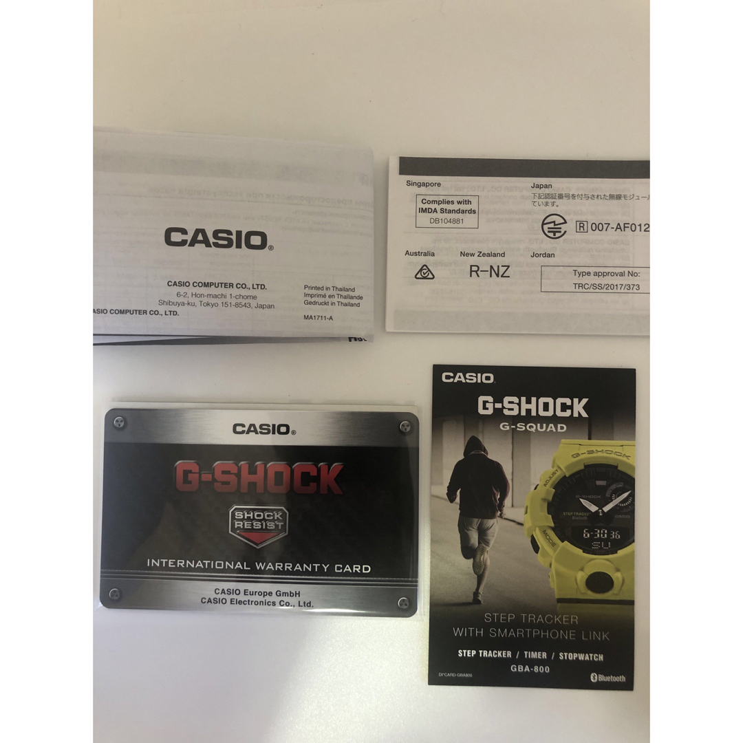G-SHOCK(ジーショック)のG-SHOCK × asics tiger GBA-800AT-1A 新品未使用 メンズの時計(腕時計(アナログ))の商品写真