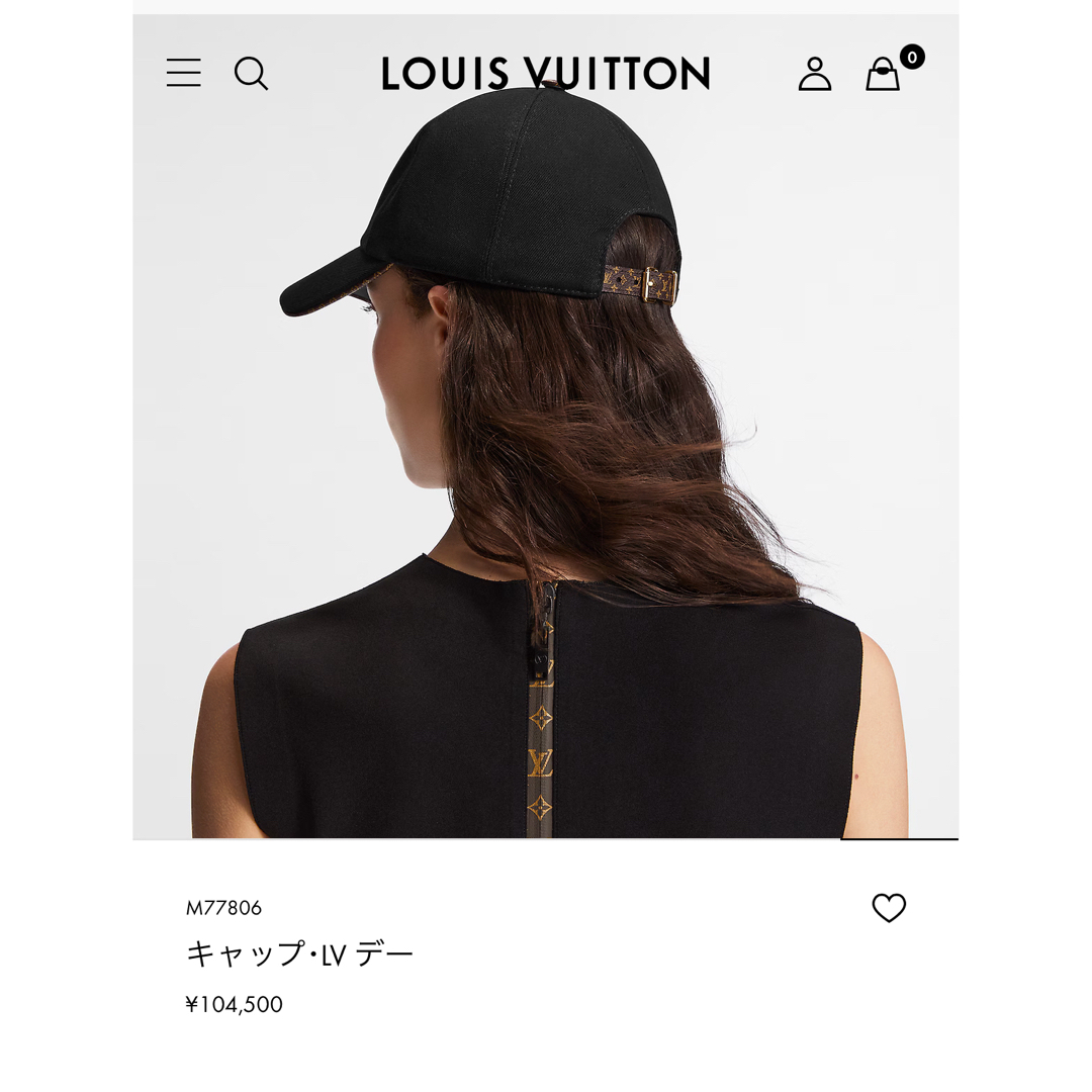 LOUIS VUITTON - 【最終値下げ】ルイヴィトンキャップの通販 by LOUIS VUITTON - 【最終値下げ】ルイヴィトンキャップの通販 by