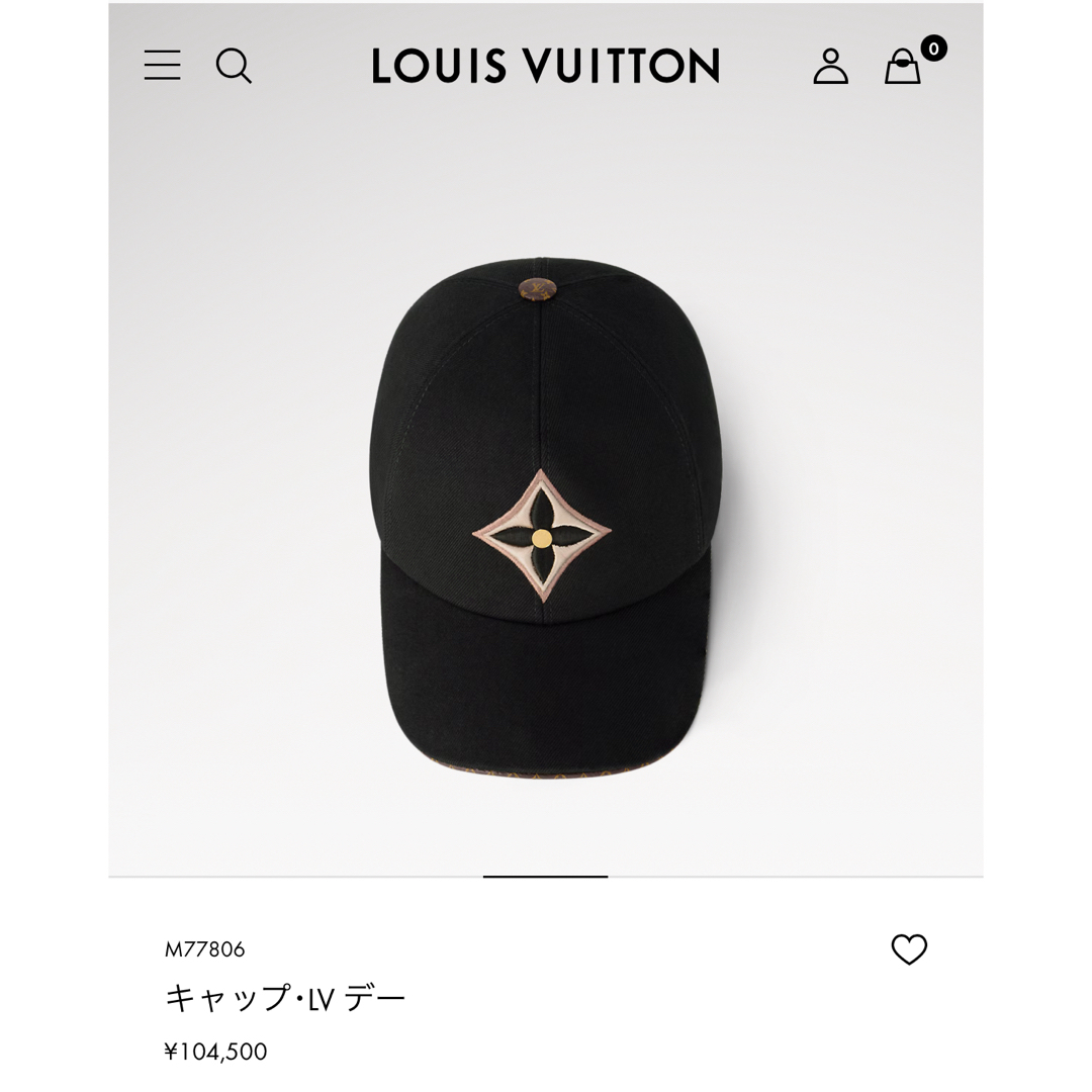 LOUIS VUITTON - 【最終値下げ】ルイヴィトンキャップの通販 by LOUIS VUITTON - 【最終値下げ】ルイヴィトンキャップの通販 by