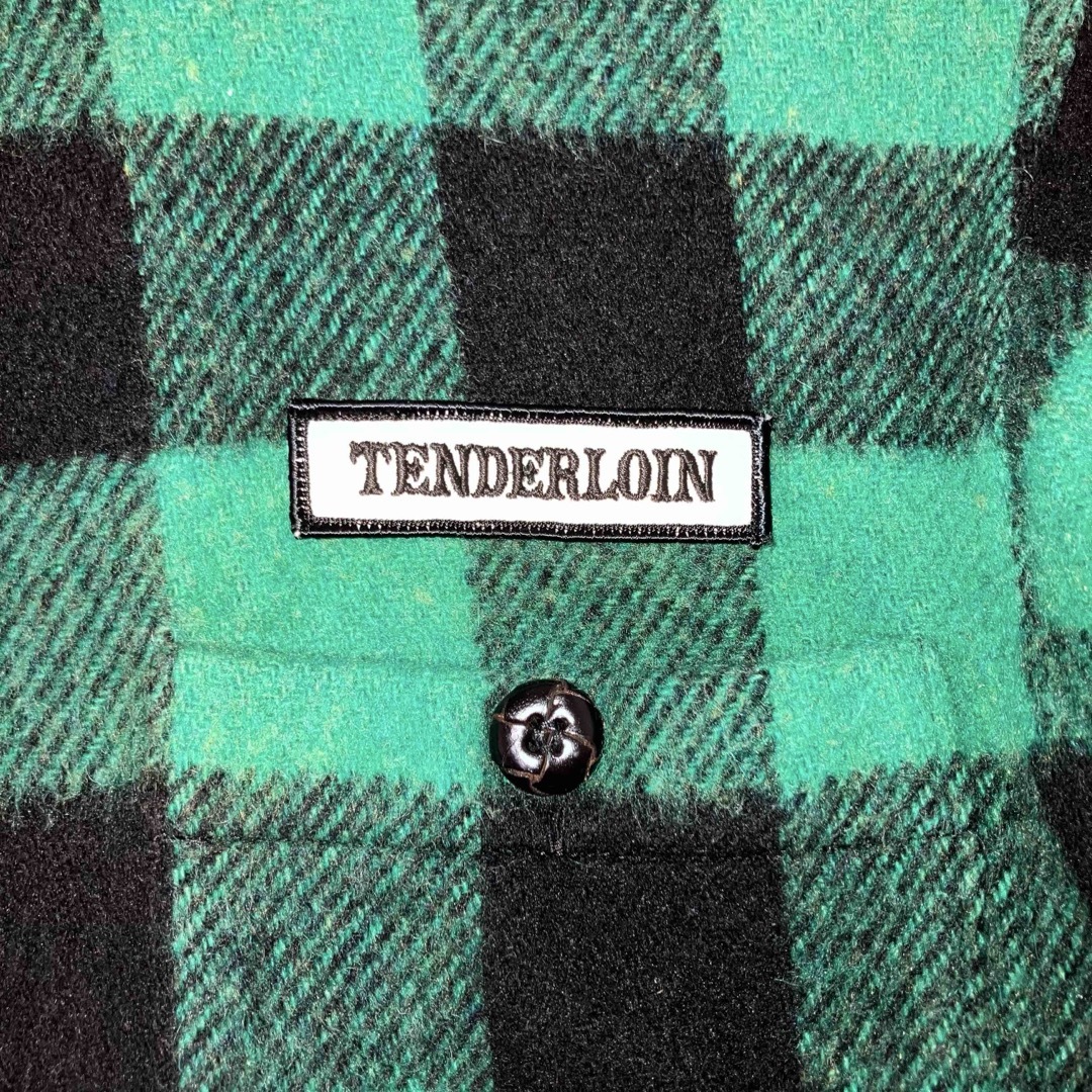 TENDERLOIN - TENDERLOIN バッファロー ジャケット 1st 緑の通販 TENDERLOIN - TENDERLOIN バッファロー ジャケット 1st 緑の通販