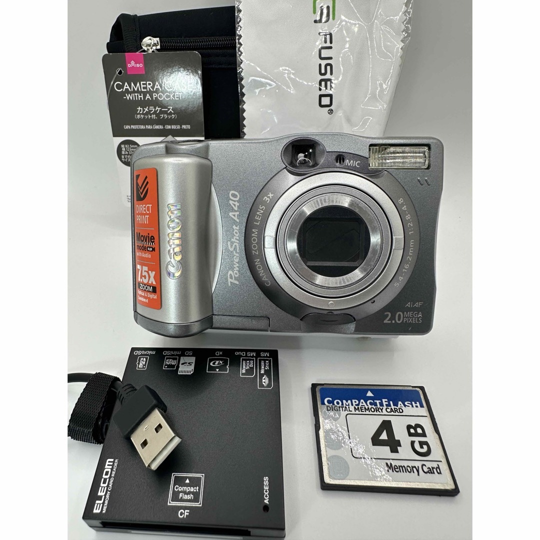 CANON POWER SHOT A40📷コンパクト フラッシュ メモリ式です CANON POWER SHOT A40📷コンパクト フラッシュ メモリ式です