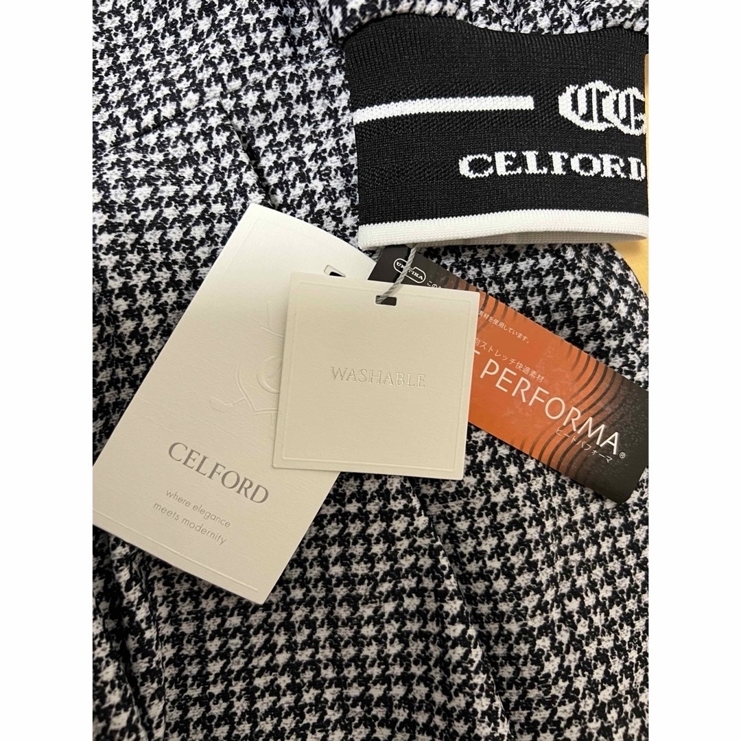 CELFORD GOLF】裏起毛ロゴデザインワンピース CELFORD GOLF】裏起毛ロゴデザインワンピース