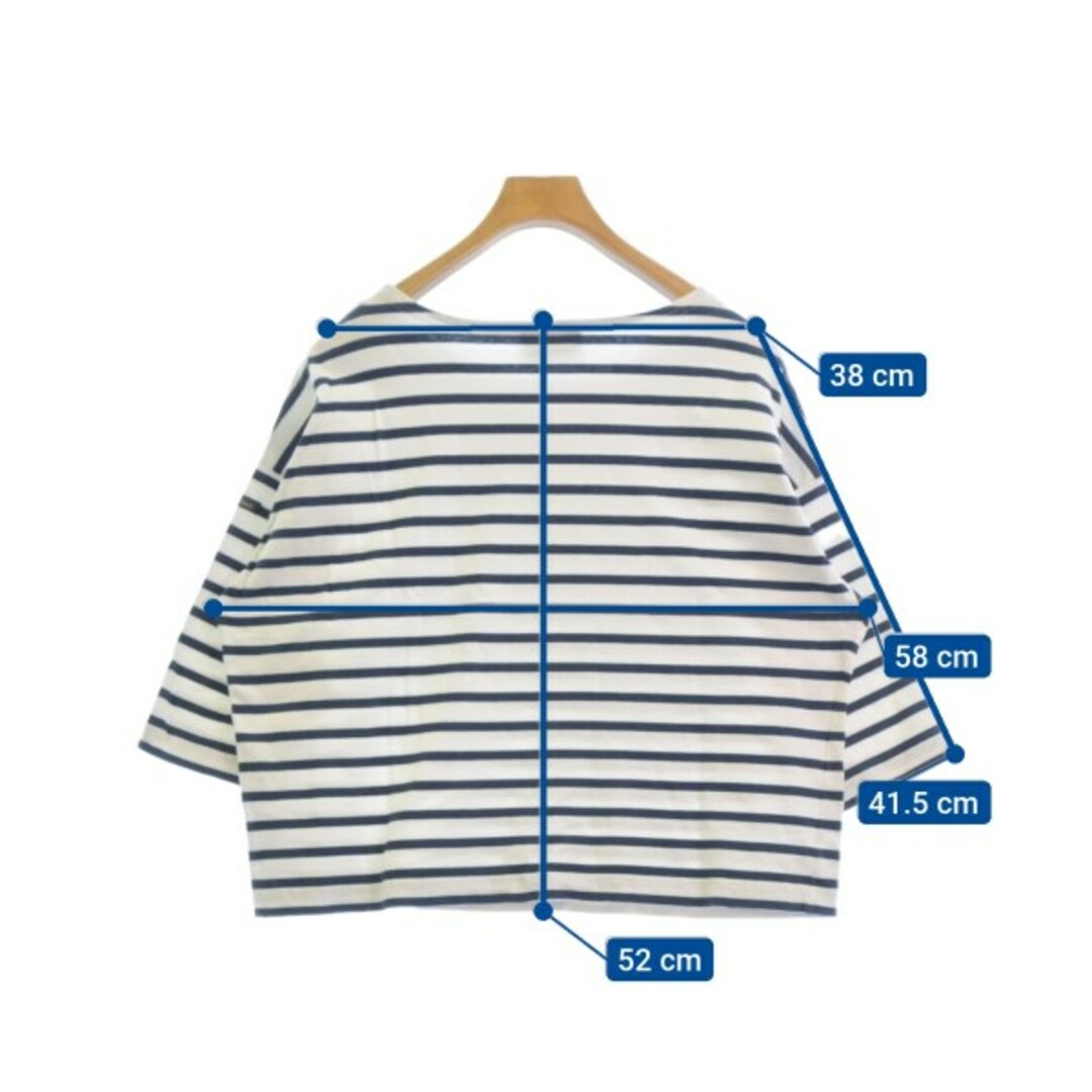 Le Minor - Le minor ルミノア Tシャツ・カットソー 2(M位) 白x Le Minor - Le minor ルミノア Tシャツ・カットソー 2(M位) 白x