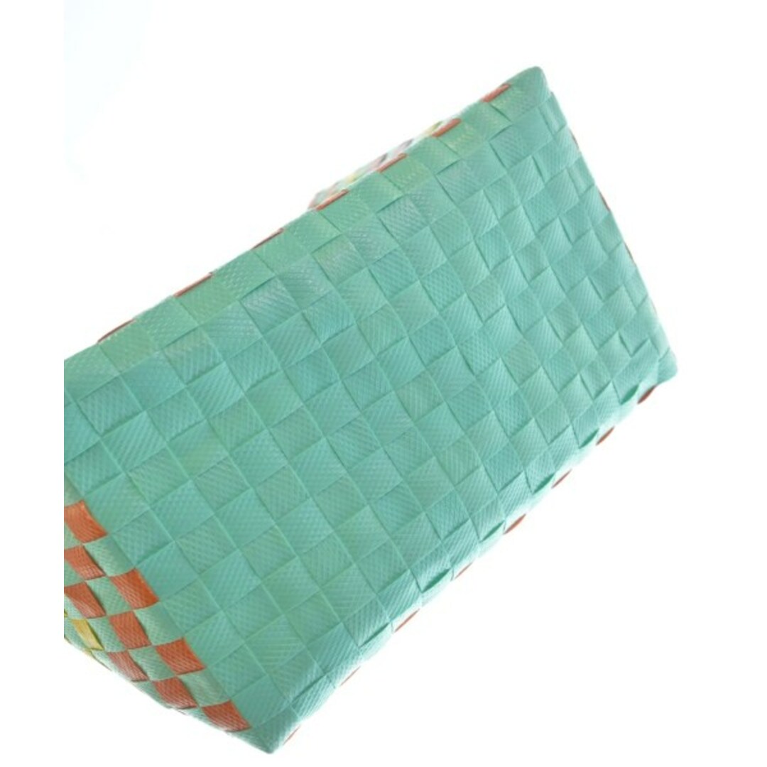 MARNI - MARNI マルニ かごバッグ - 青緑系x黄xオレンジ等(総柄 MARNI - MARNI マルニ かごバッグ - 青緑系x黄xオレンジ等(総柄