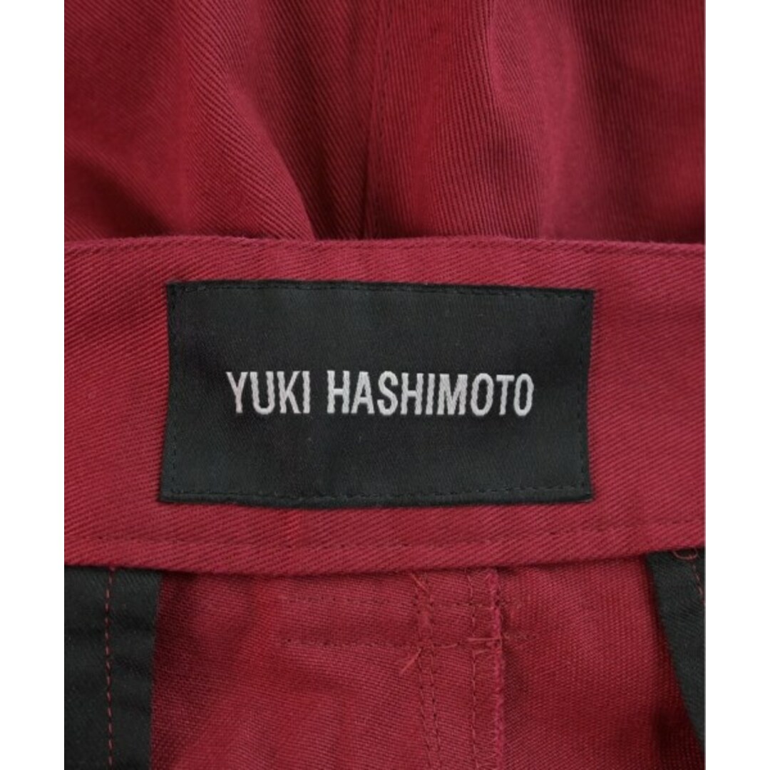 YUKI HASHIMOTO ユキハシモト パンツ(その他) -(XL位) 赤 YUKI HASHIMOTO ユキハシモト パンツ(その他) -(XL位) 赤