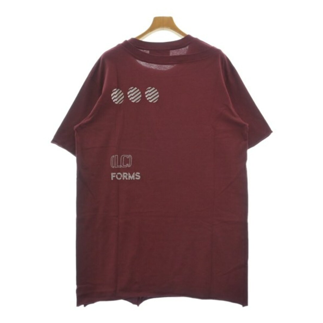 YUKI HASHIMOTO Tシャツ・カットソー -(XL位) 赤 【古着】 YUKI HASHIMOTO Tシャツ・カットソー -(XL位) 赤 【古着】