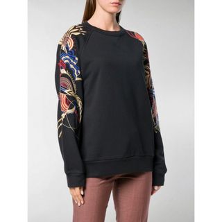 Dries Van Noten 21AW Haxoジャガード袖 スウェット XS Dries Van Noten 21AW Haxoジャガード袖 スウェット XS