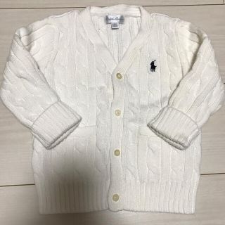 ラルフローレン(Ralph Lauren)のまりこ様専用【新品未使用】ラルフローレン12Mコットンカーディガン(カーディガン/ボレロ)