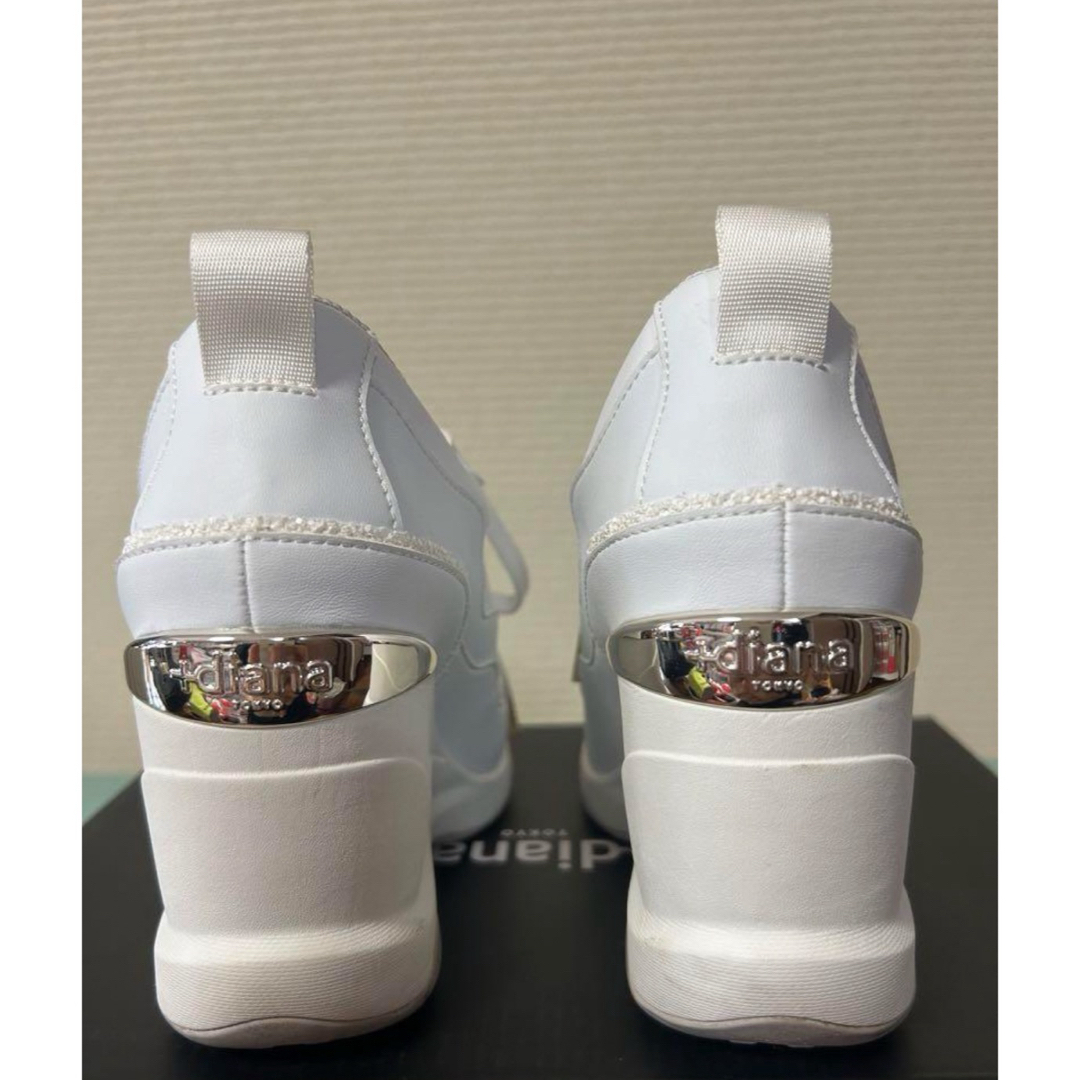 DIANA - +diana ヒールアップスニーカー 厚底 グリッター DIANA - +diana ヒールアップスニーカー 厚底 グリッター