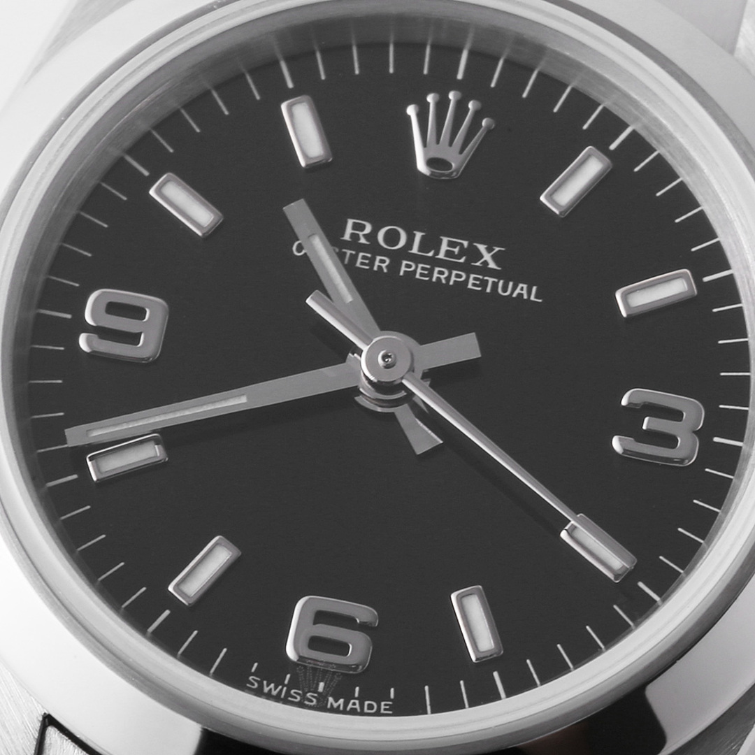 【爆売り!】 ROLEX - ロレックス オイスターパーペチュアル 76080 ブラック 本体
