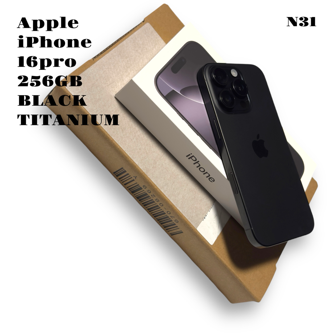 Apple - 新作! アップル iPhone 16 pro 256GB ブラック Apple - 新作! アップル iPhone 16 pro 256GB ブラック